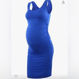 Medium Maternity Blue Dress